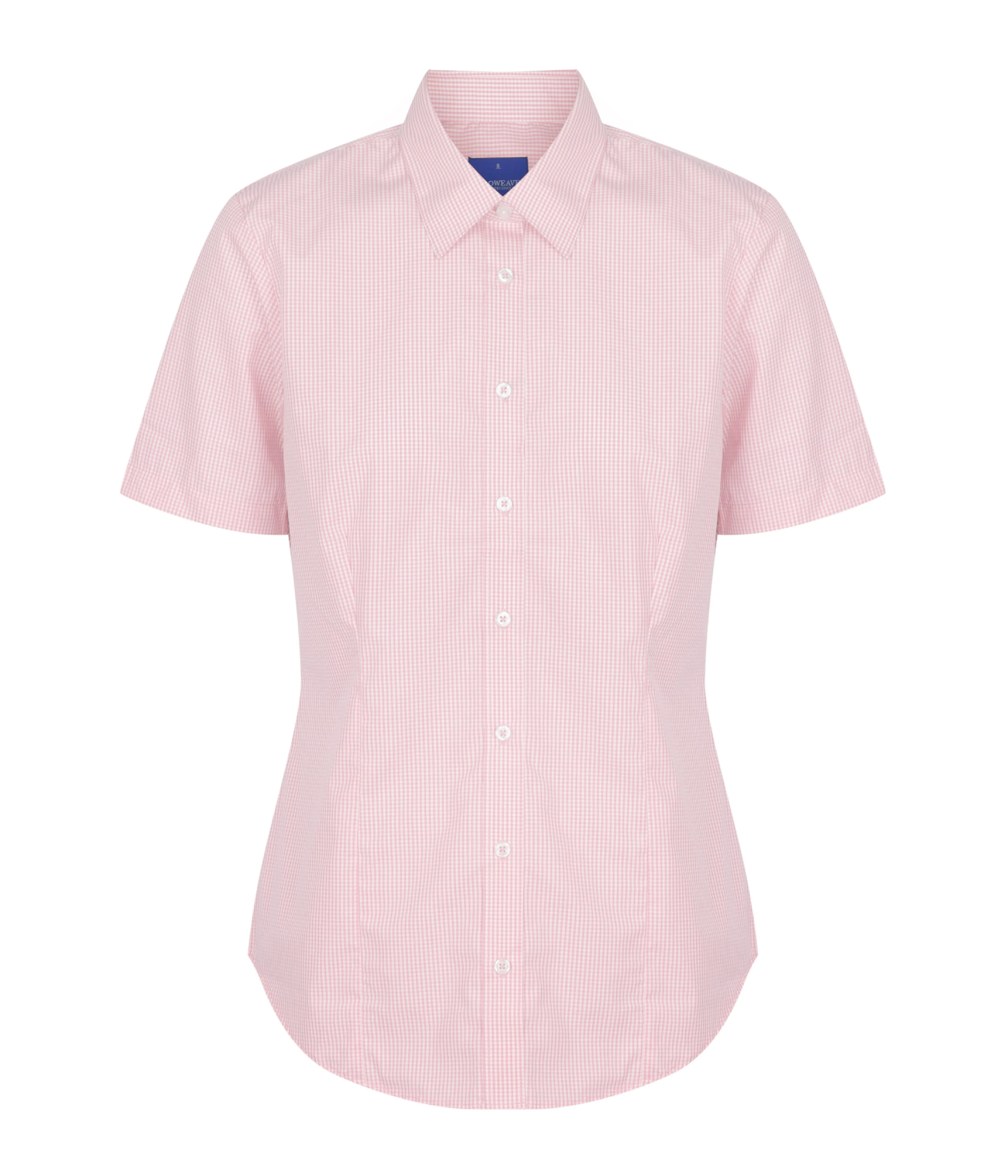 1637WS Gingham Short Sleeve Shirt
