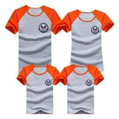 1pcs Family T Shirts 2016 Summer Family Matching Clothes Army Color Family Look T-shirt Tees For Mother Daughter Father Son Kids