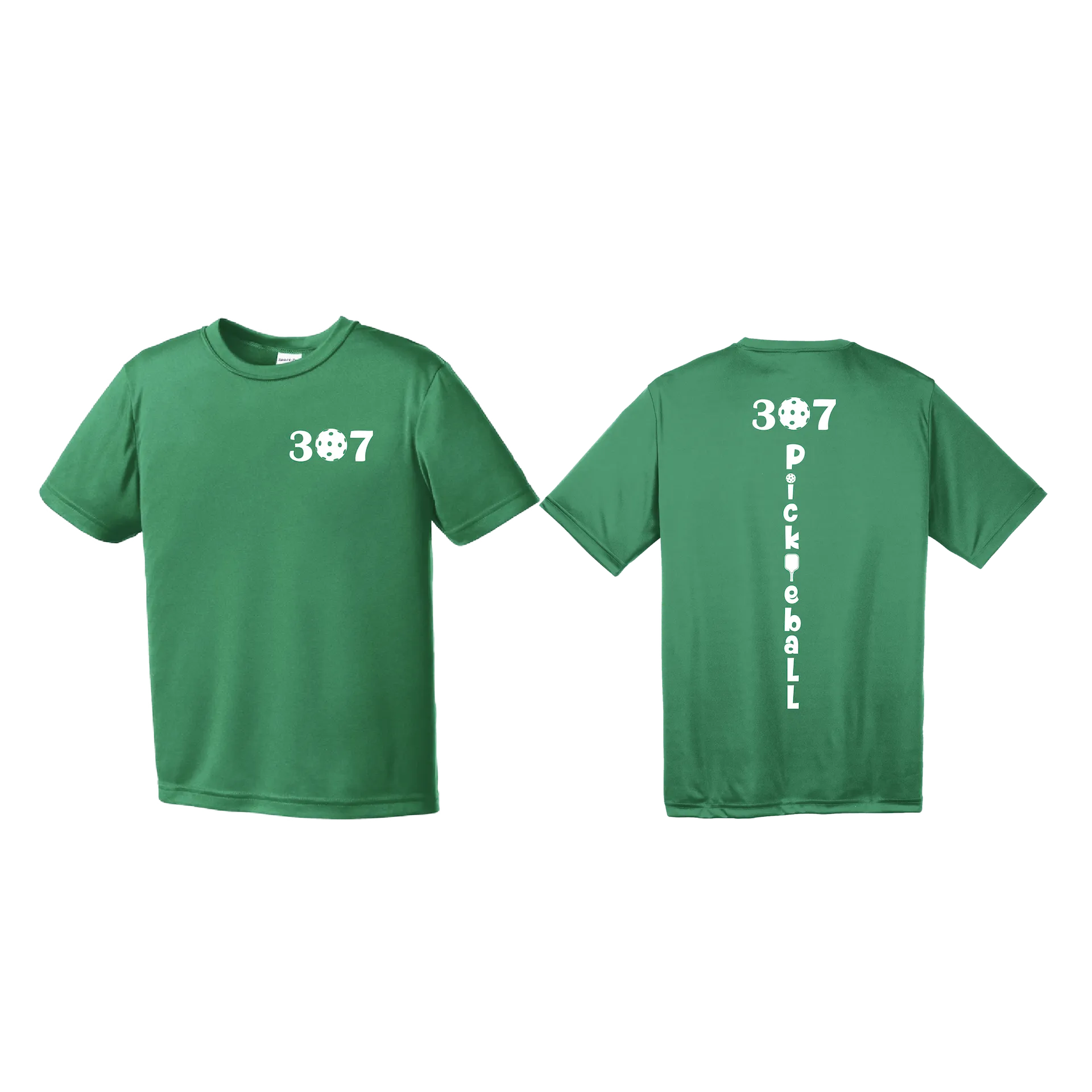 307 Wyoming Pickleball Club | Youth Short Sleeve Pickleball Shirts | 100% Polyester