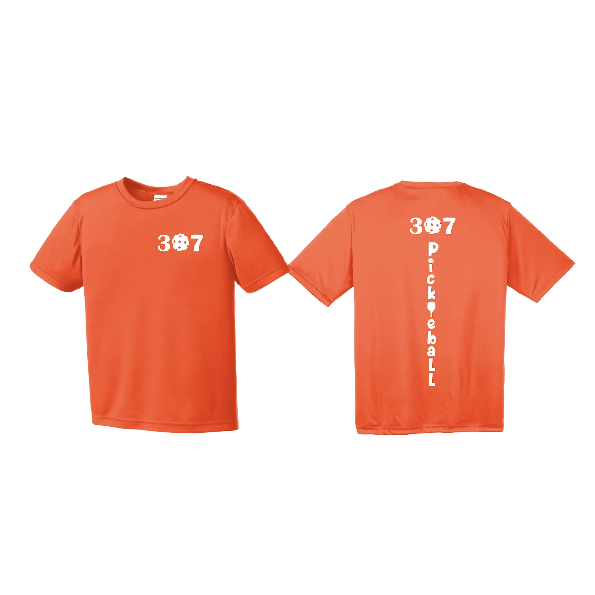 307 Wyoming Pickleball Club | Youth Short Sleeve Pickleball Shirts | 100% Polyester