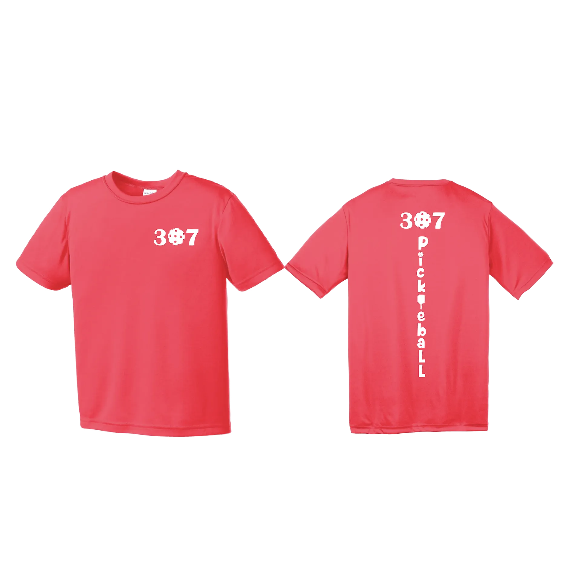 307 Wyoming Pickleball Club | Youth Short Sleeve Pickleball Shirts | 100% Polyester