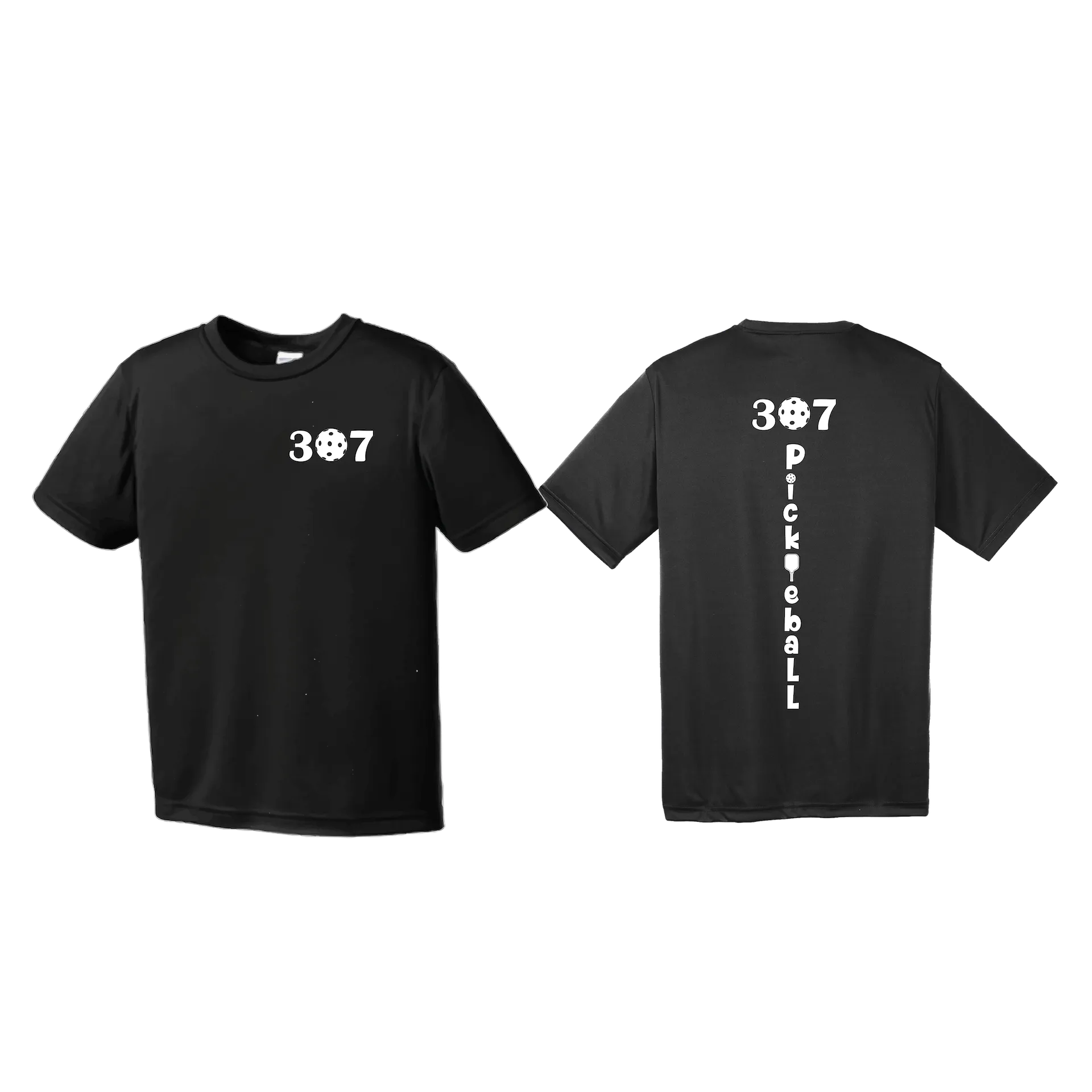 307 Wyoming Pickleball Club | Youth Short Sleeve Pickleball Shirts | 100% Polyester