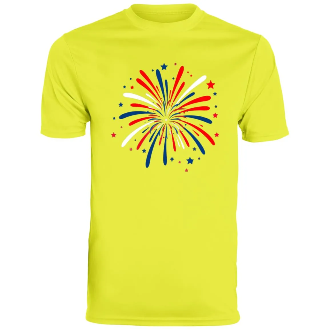 4th of July Firework CLOSEOUT - 790 Men's Moisture-Wicking Tee