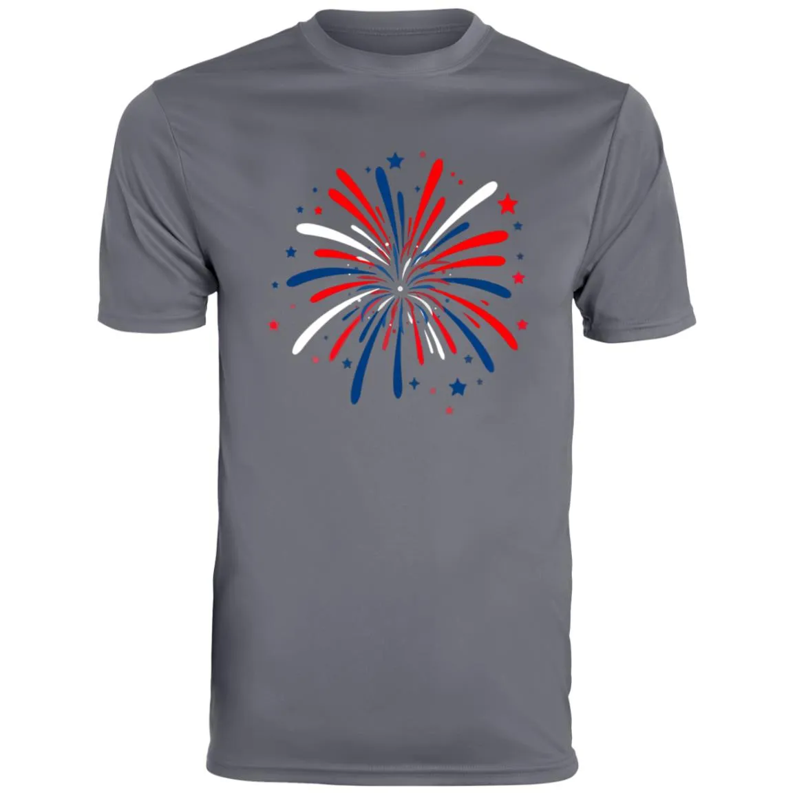 4th of July Firework CLOSEOUT - 790 Men's Moisture-Wicking Tee