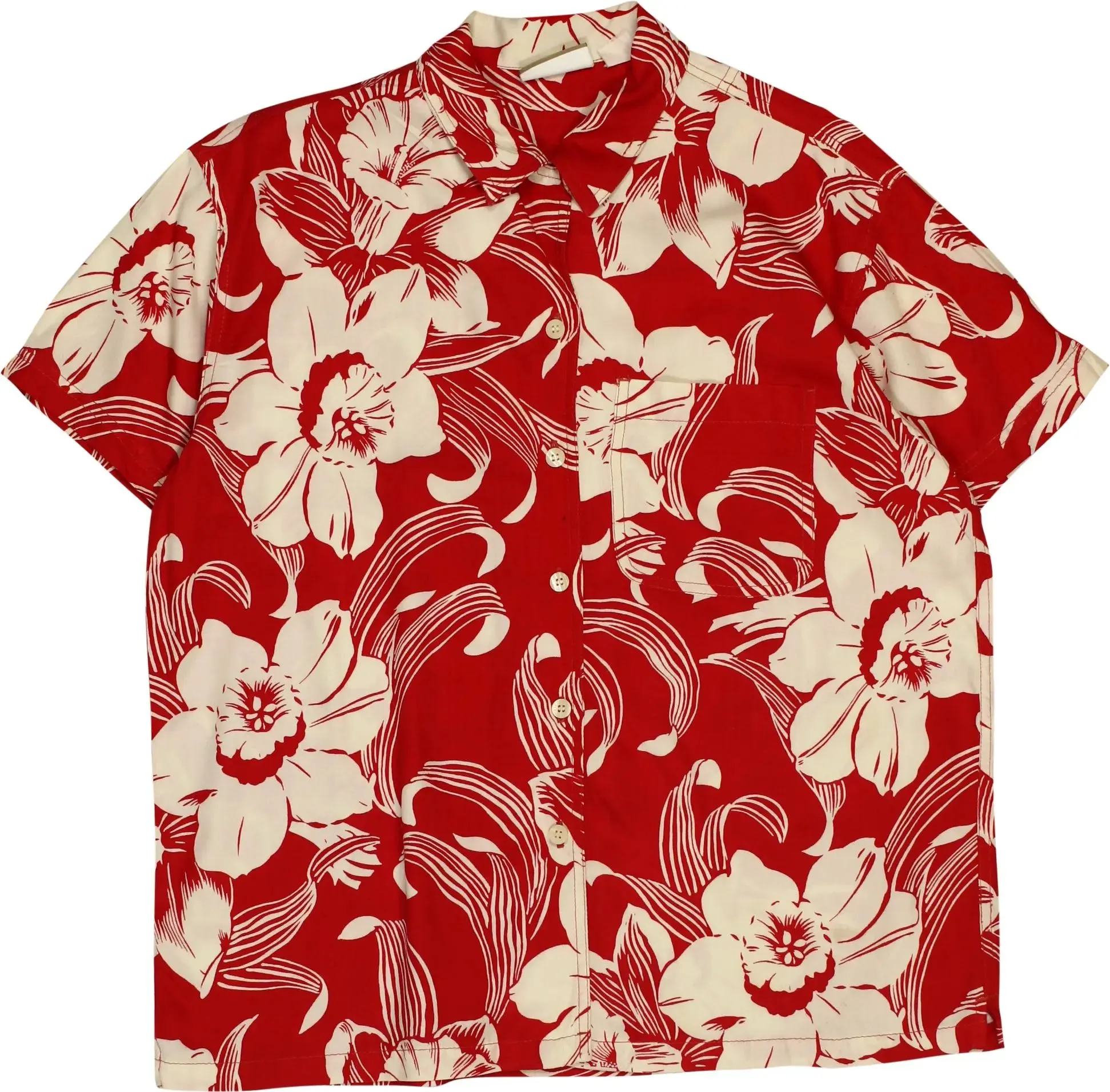 90s Hawaiian Blouse