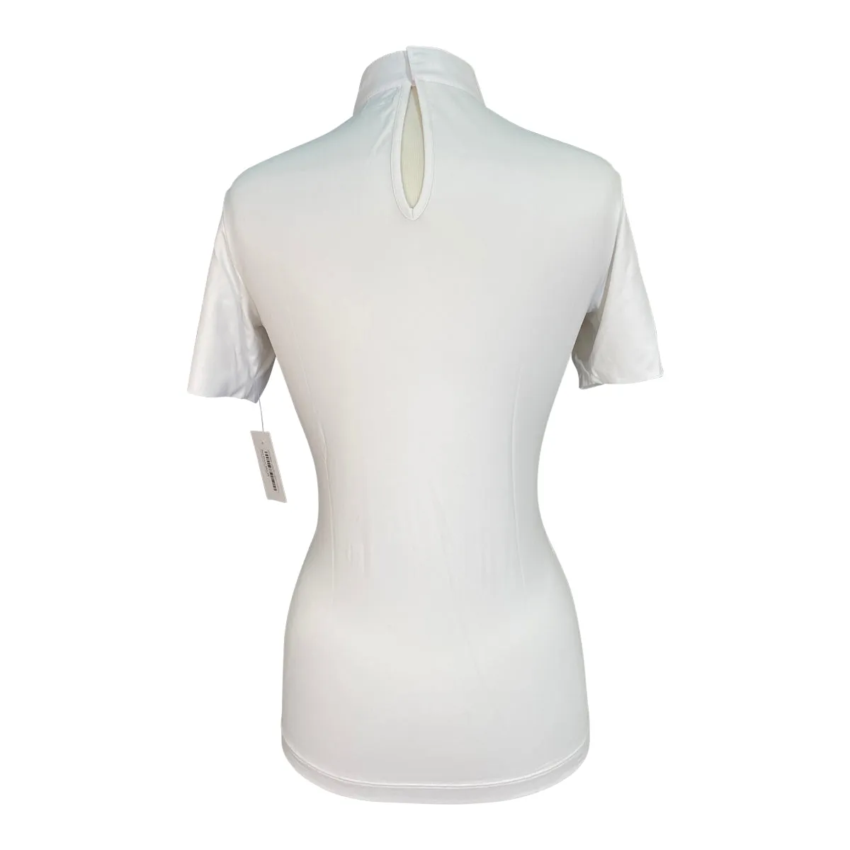 Animo Barnas Ladies Short Sleeve Competition Shirt in White - Women's Medium