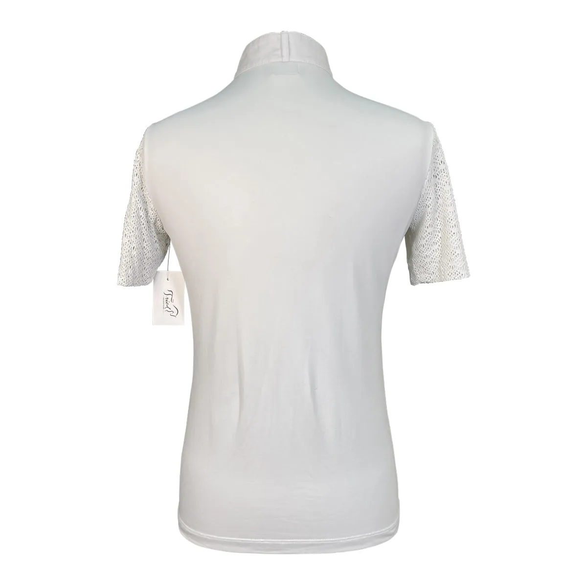 Animo Ladies Short Sleeve Competition Shirt in White - Women's Medium