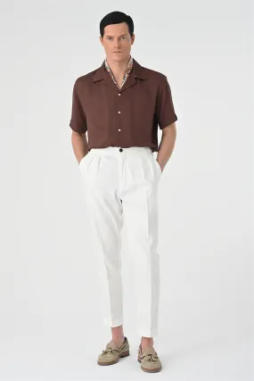 ANT Oversized Short Sleeve Men's Shirt with Applique Collar - Zhovti Vody