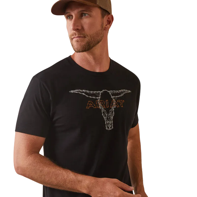Ariat Men's Barbed Wire Steer T-Shirt