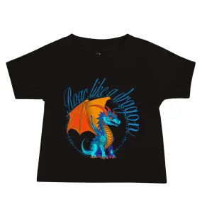 Baby Jersey Short Sleeve Tee - Dragon