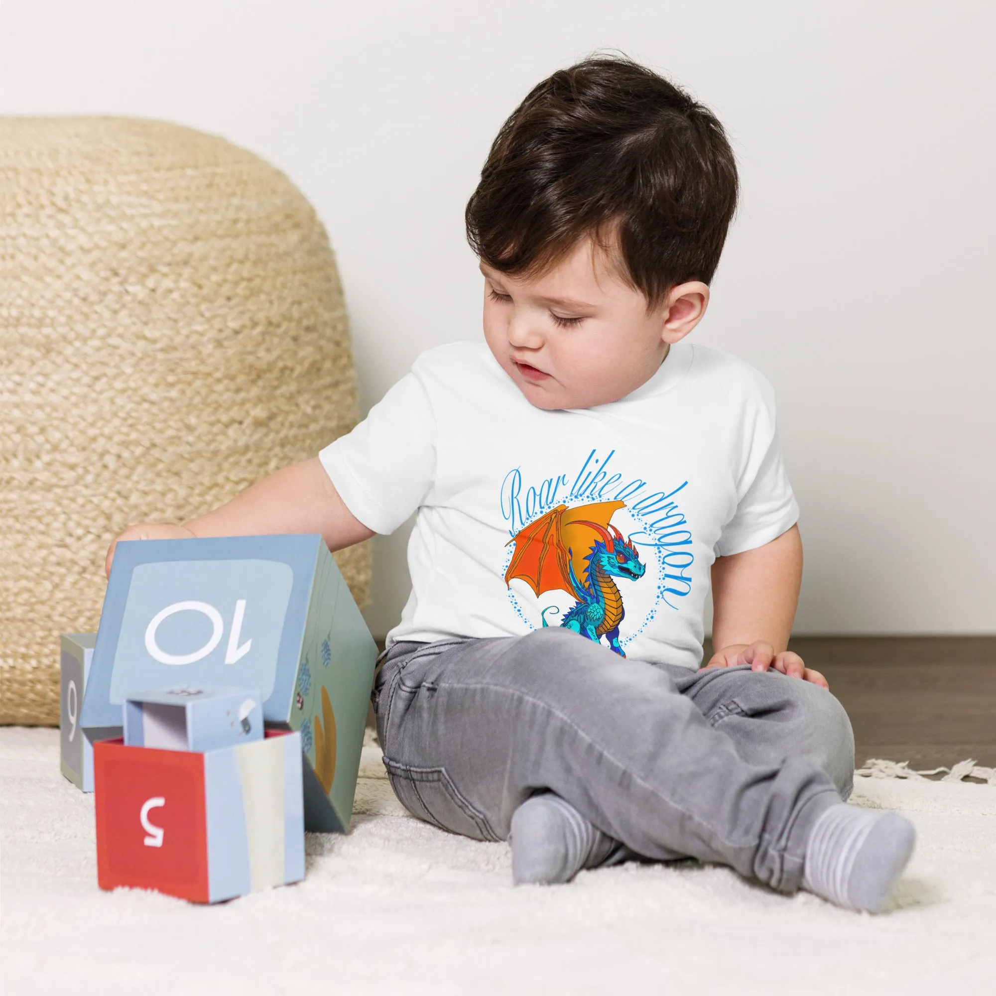 Baby Jersey Short Sleeve Tee - Dragon