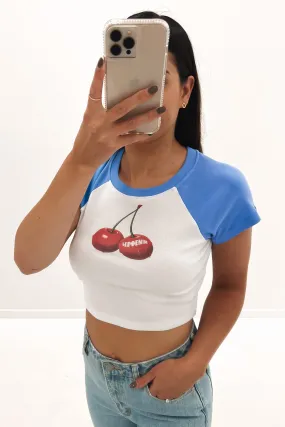Baby Raglan Tee Cherry Pop
