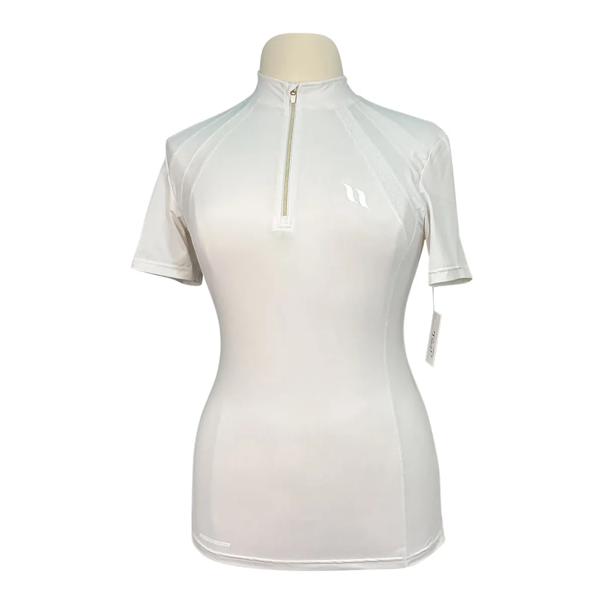 Back on Track 'Olivia' Tee in White - Women's Large