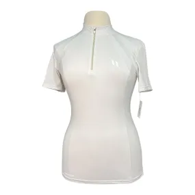 Back on Track 'Olivia' Tee in White - Women's Large