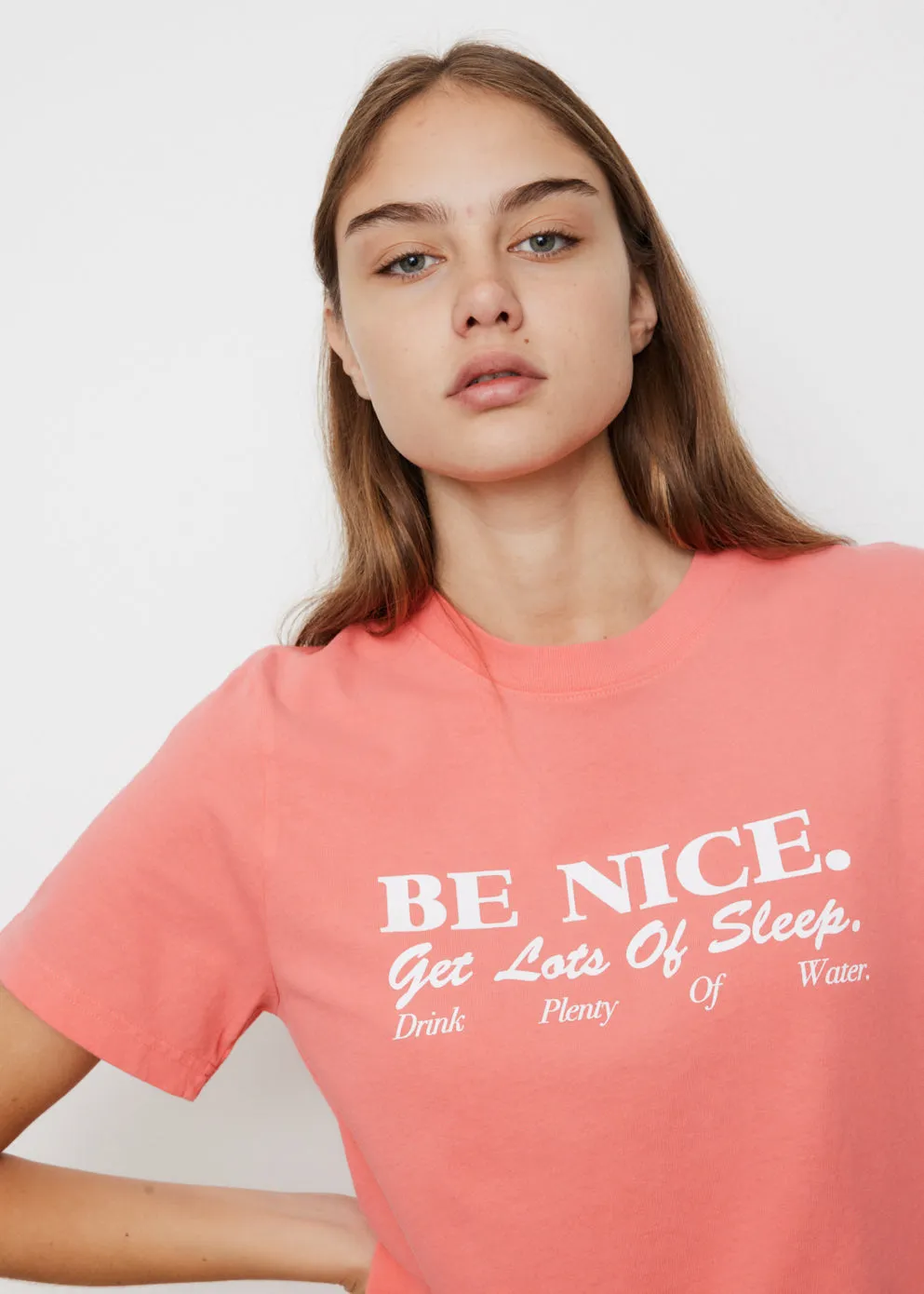 Be Nice Cropped T-Shirt
