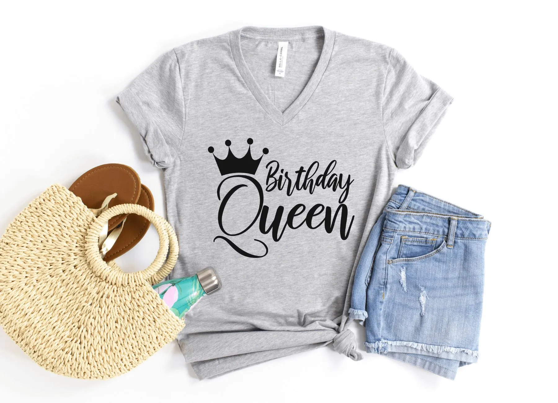 Birthday Queen V-Neck