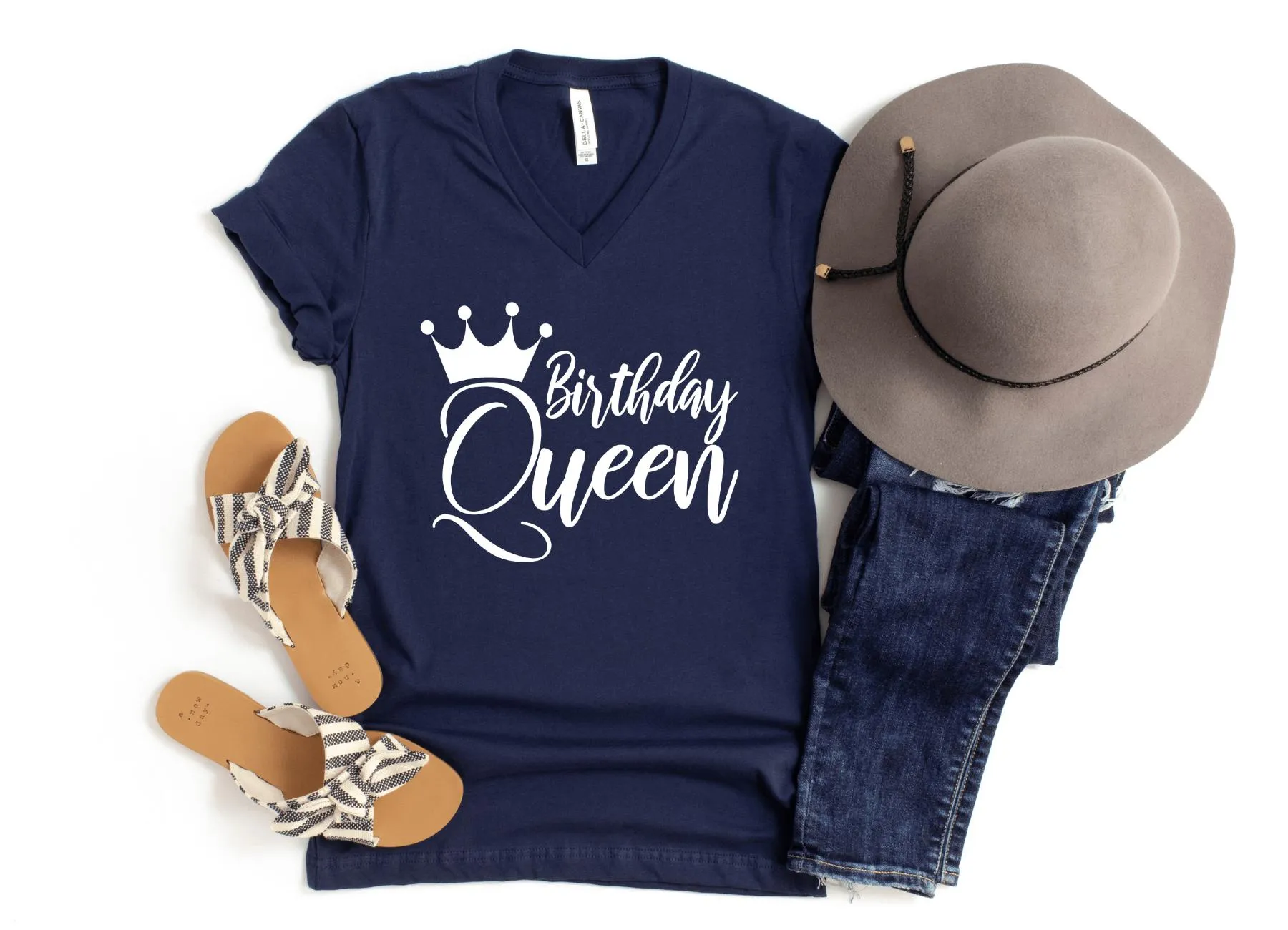 Birthday Queen V-Neck