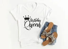Birthday Queen V-Neck