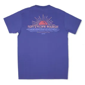 Branding Collection Tee - Sunset in Indigo by Southern Marsh