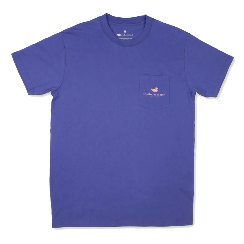 Branding Collection Tee - Sunset in Indigo by Southern Marsh