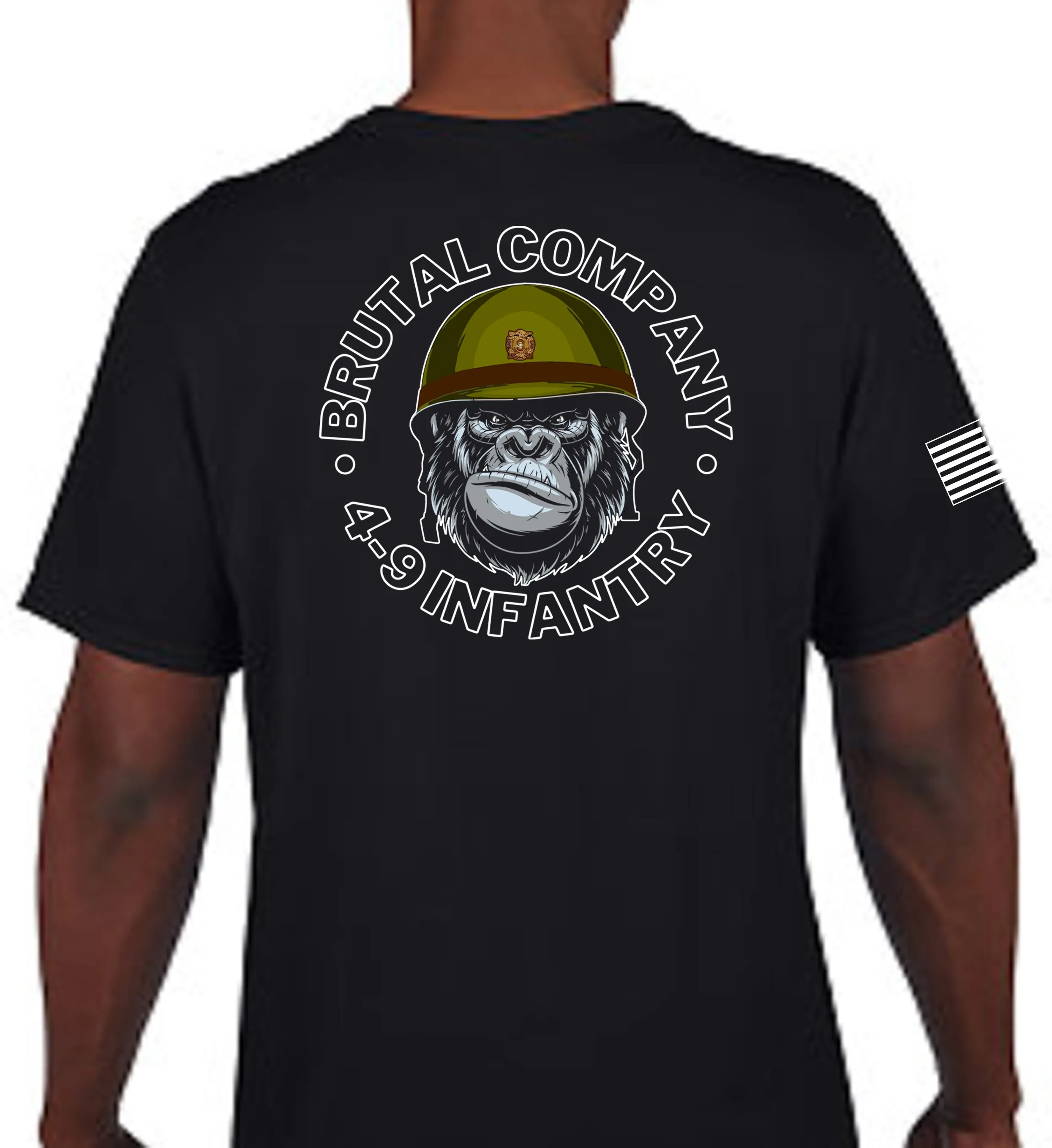 Brutal Company Unisex Performance Short Sleeve PT Shirt (Feels like Cotton). This shirt IS approved for PT.