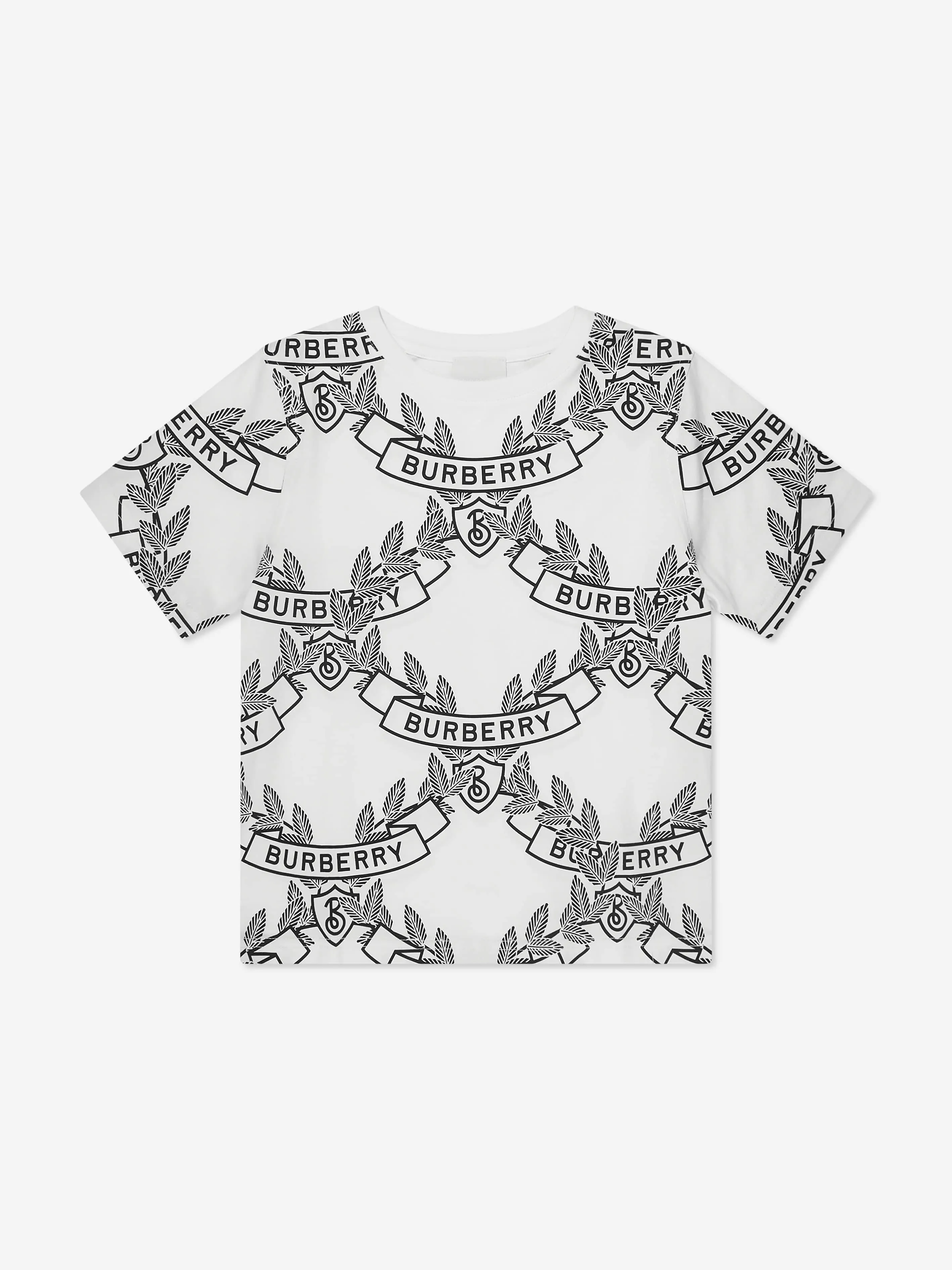 Burberry Boys Cedar Crest T-Shirt in White