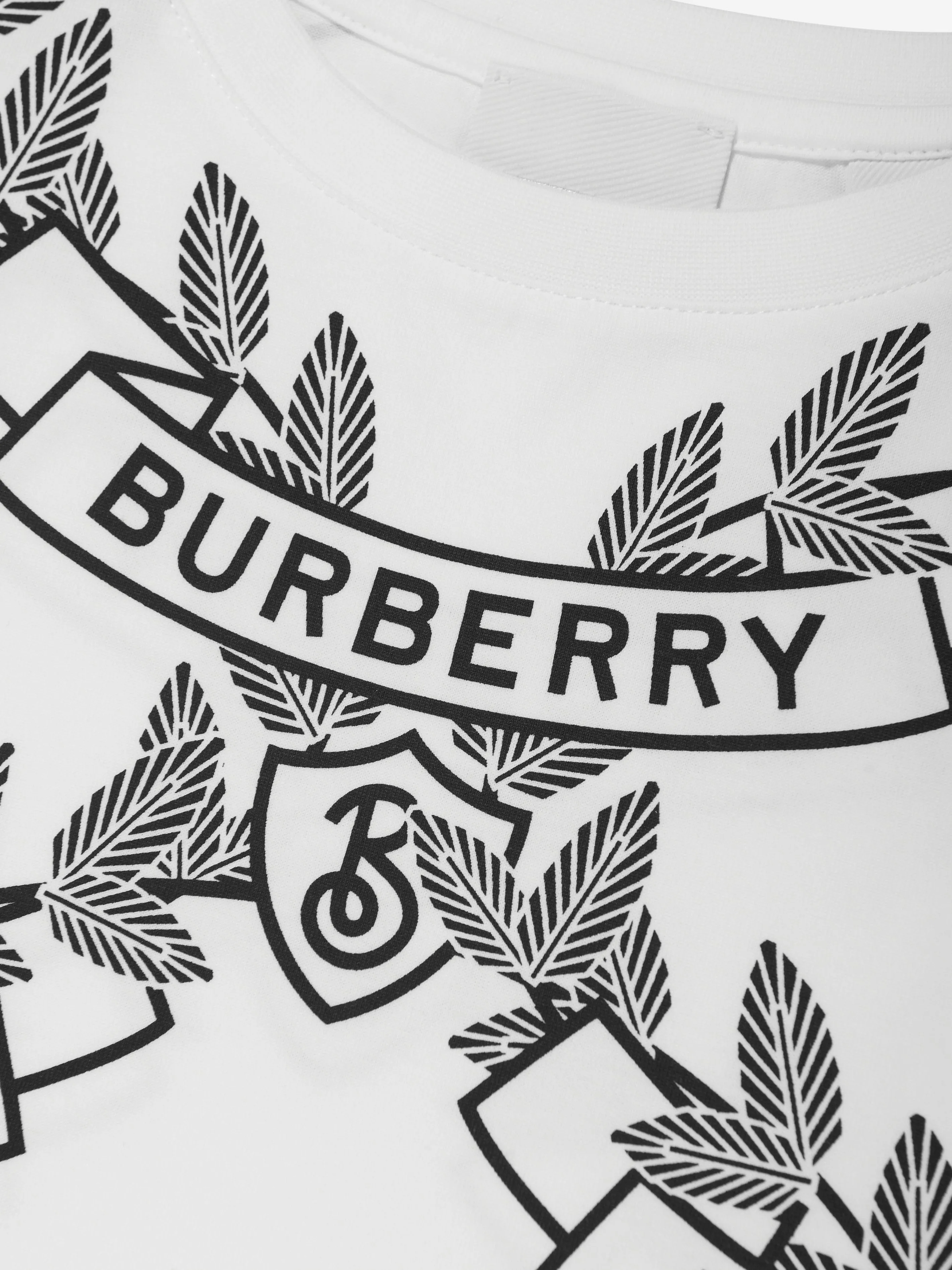Burberry Boys Cedar Crest T-Shirt in White