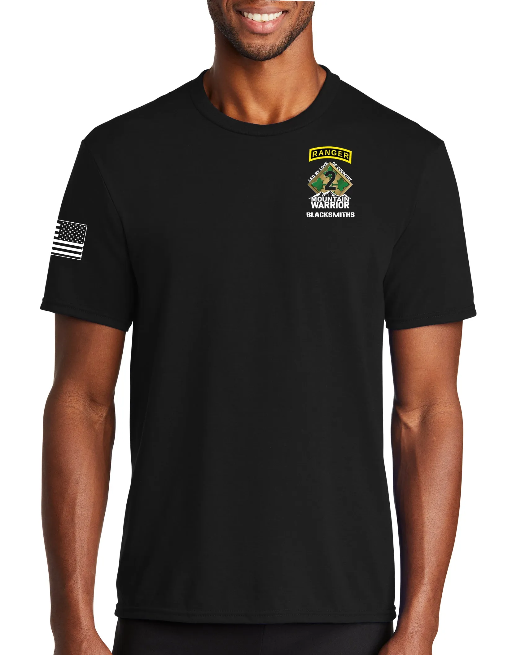 C CO Unisex Performance Short Sleeve PT Shirt (Feels like Cotton). This shirt IS approved for PT.