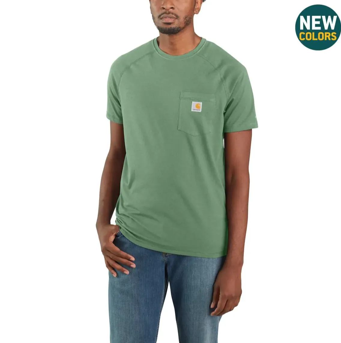 CARHARTT FORCE COTTON DELMONT SHORT-SLEEVE T-SHIRT 100410