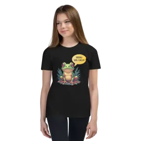 Chillin Frog Youth Short Sleeve Tee for Cool Vibes