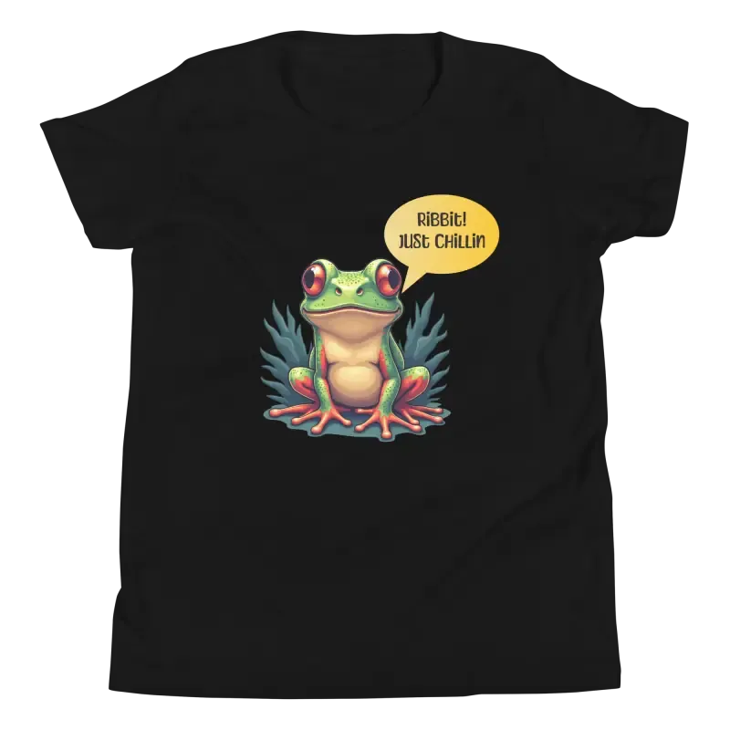 Chillin Frog Youth Short Sleeve Tee for Cool Vibes