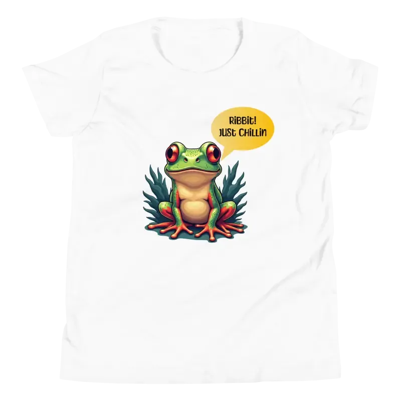 Chillin Frog Youth Short Sleeve Tee for Cool Vibes