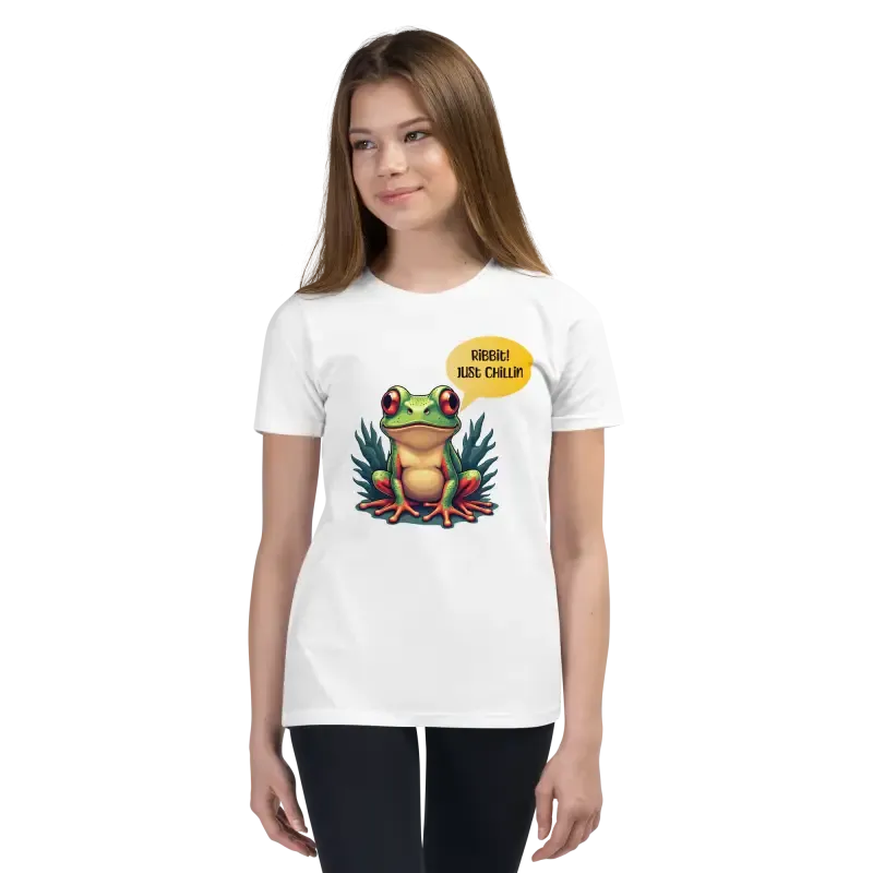 Chillin Frog Youth Short Sleeve Tee for Cool Vibes