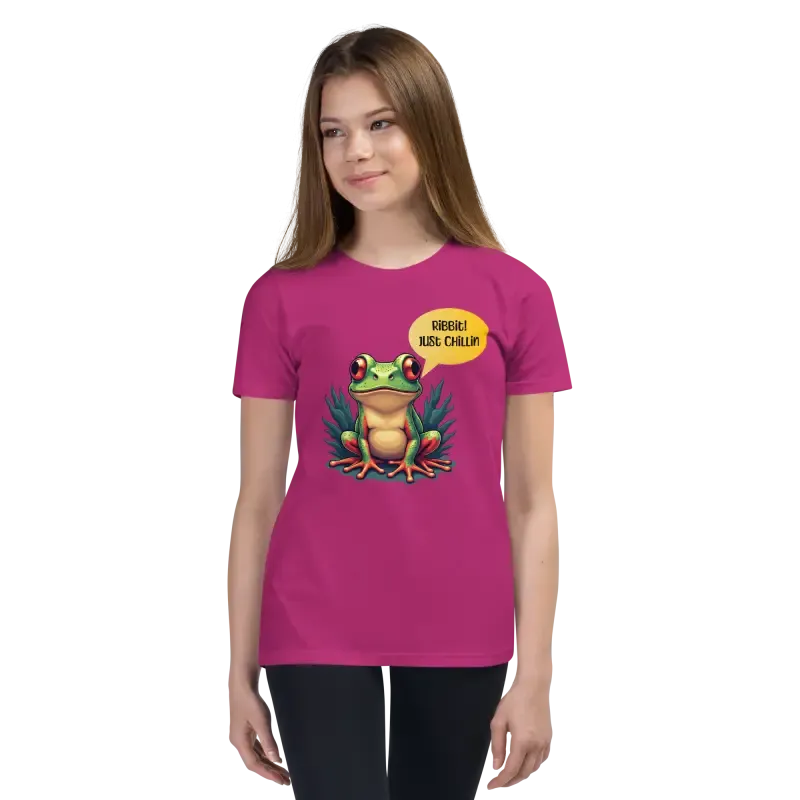 Chillin Frog Youth Short Sleeve Tee for Cool Vibes