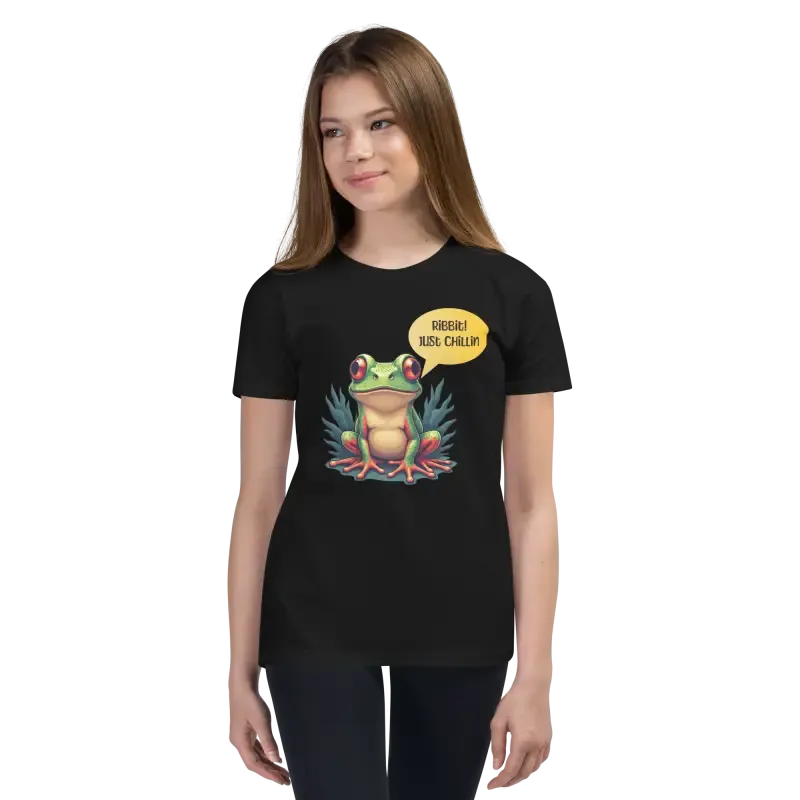 Chillin Frog Youth Short Sleeve Tee for Cool Vibes