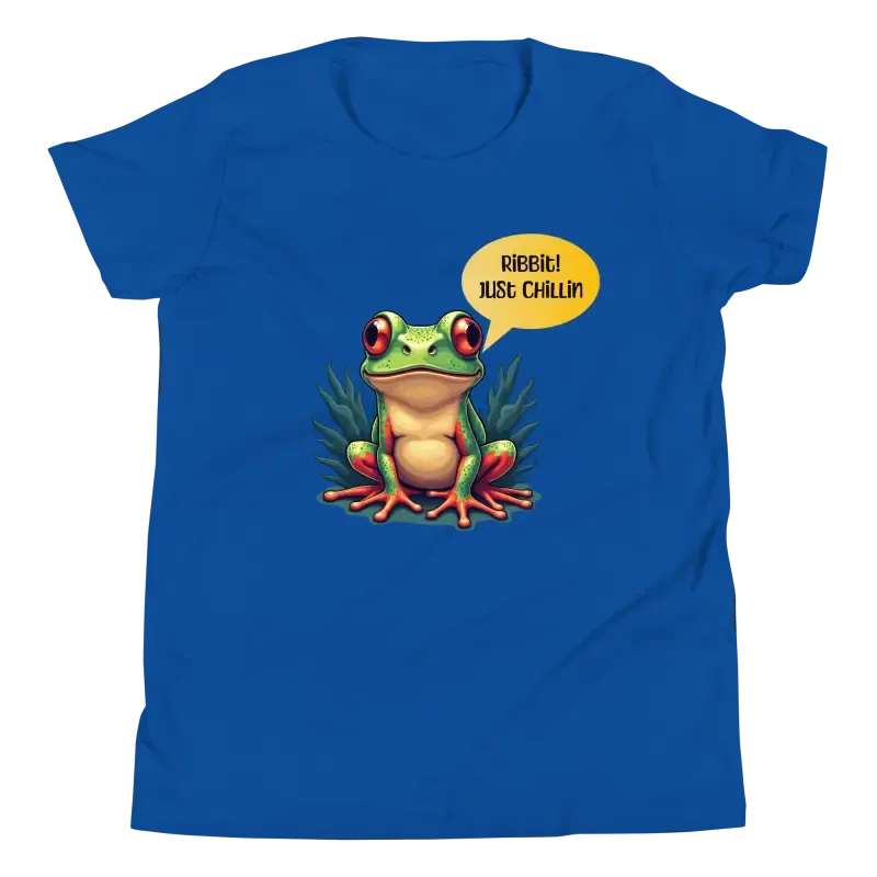 Chillin Frog Youth Short Sleeve Tee for Cool Vibes