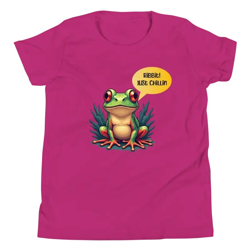 Chillin Frog Youth Short Sleeve Tee for Cool Vibes
