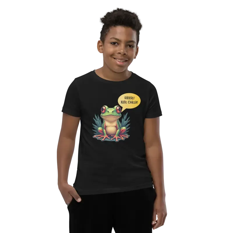 Chillin Frog Youth Short Sleeve Tee for Cool Vibes