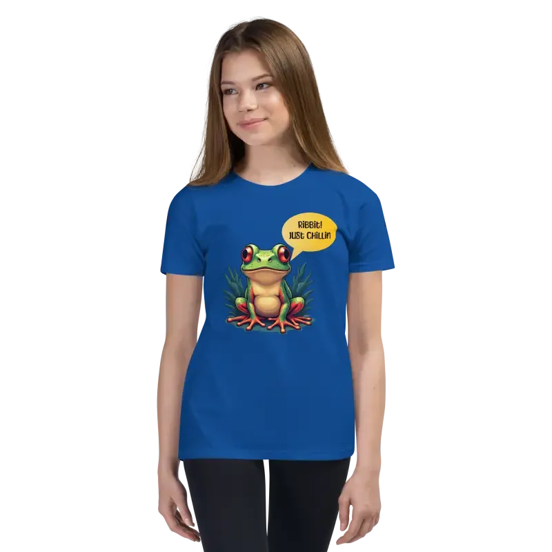 Chillin Frog Youth Short Sleeve Tee for Cool Vibes