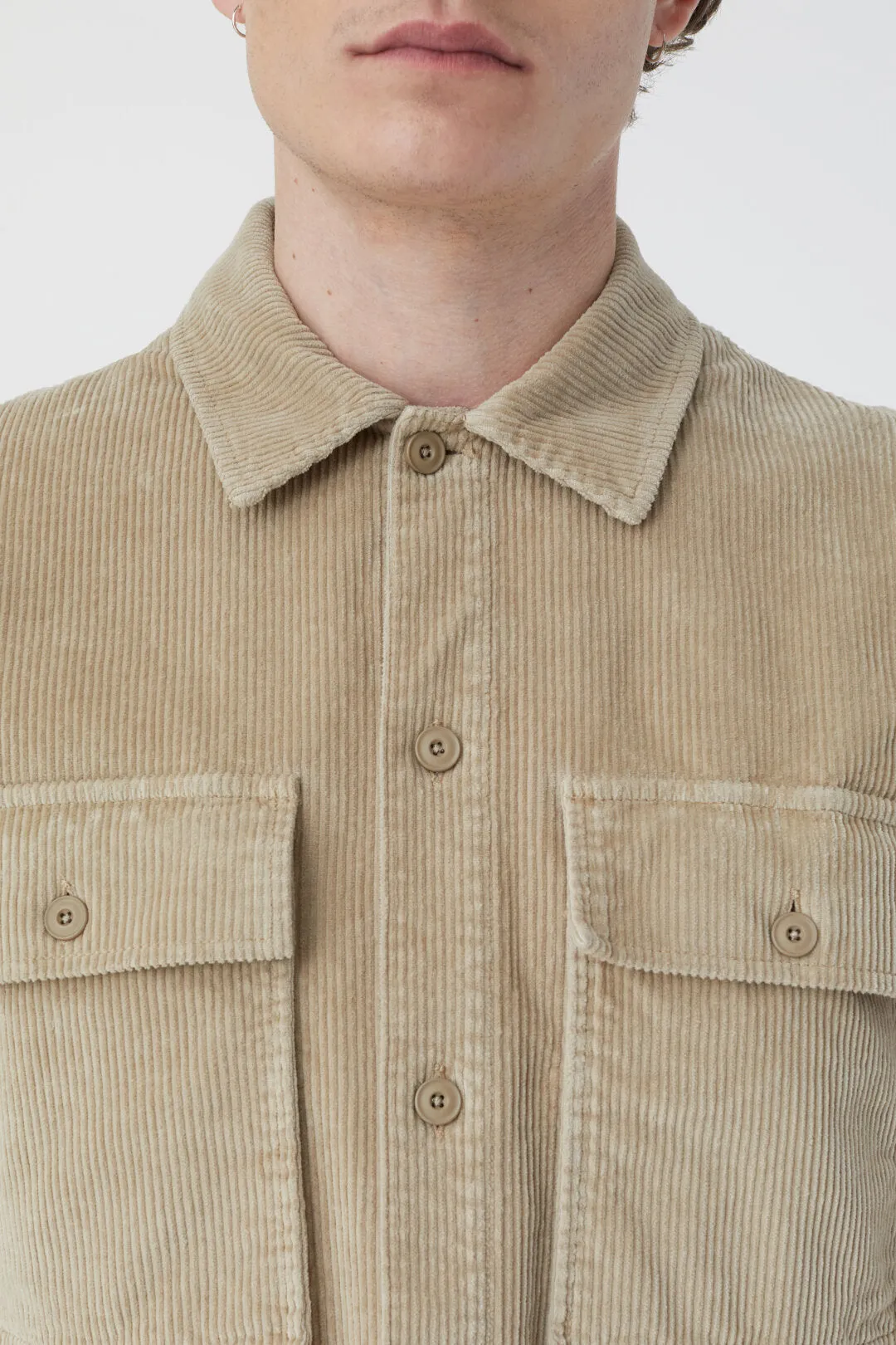 CLOSED MENS UTILITY CORDUROY SHIRT - 2 COLORS