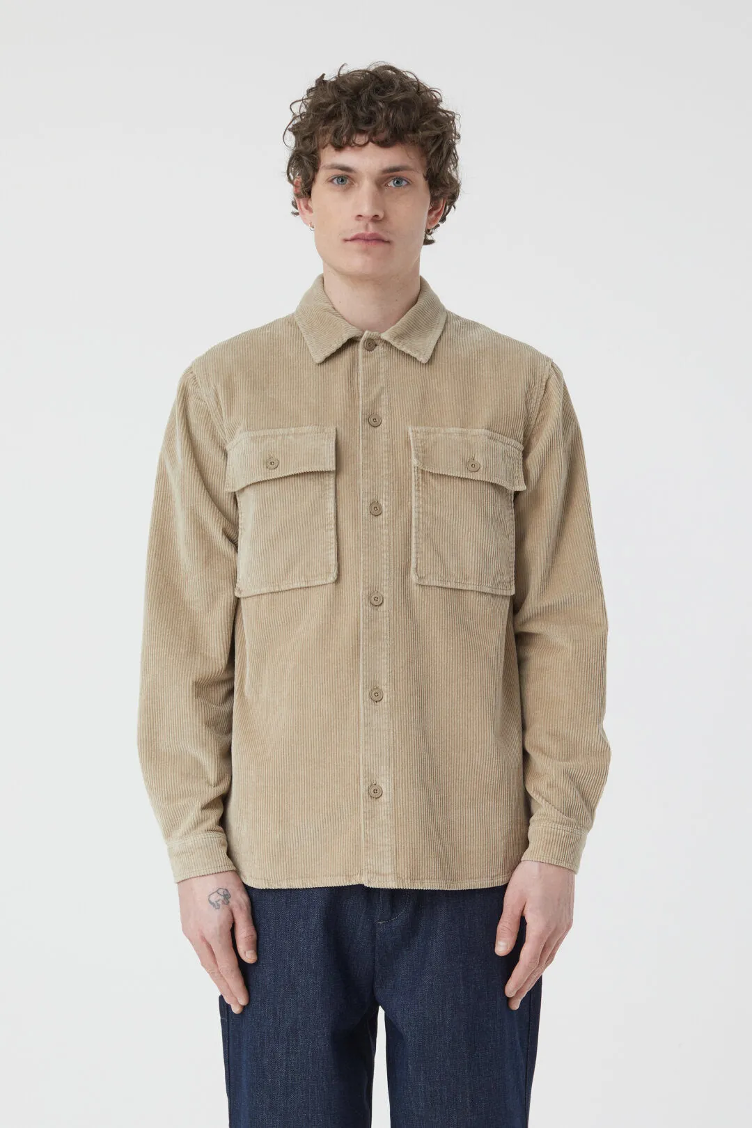 CLOSED MENS UTILITY CORDUROY SHIRT - 2 COLORS