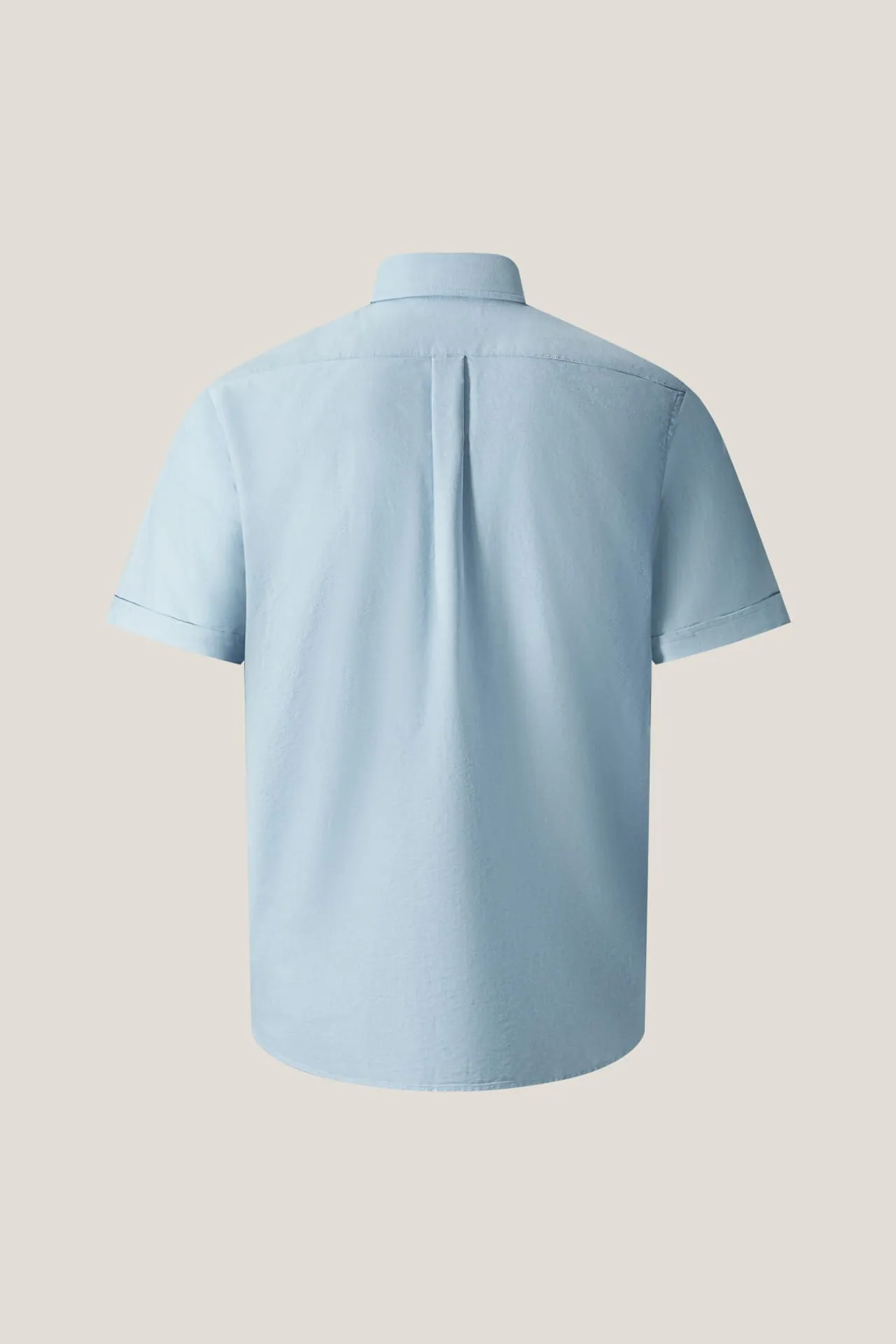 Cotton Oxford Comfort Fit Short Sleeve Casual Shirt