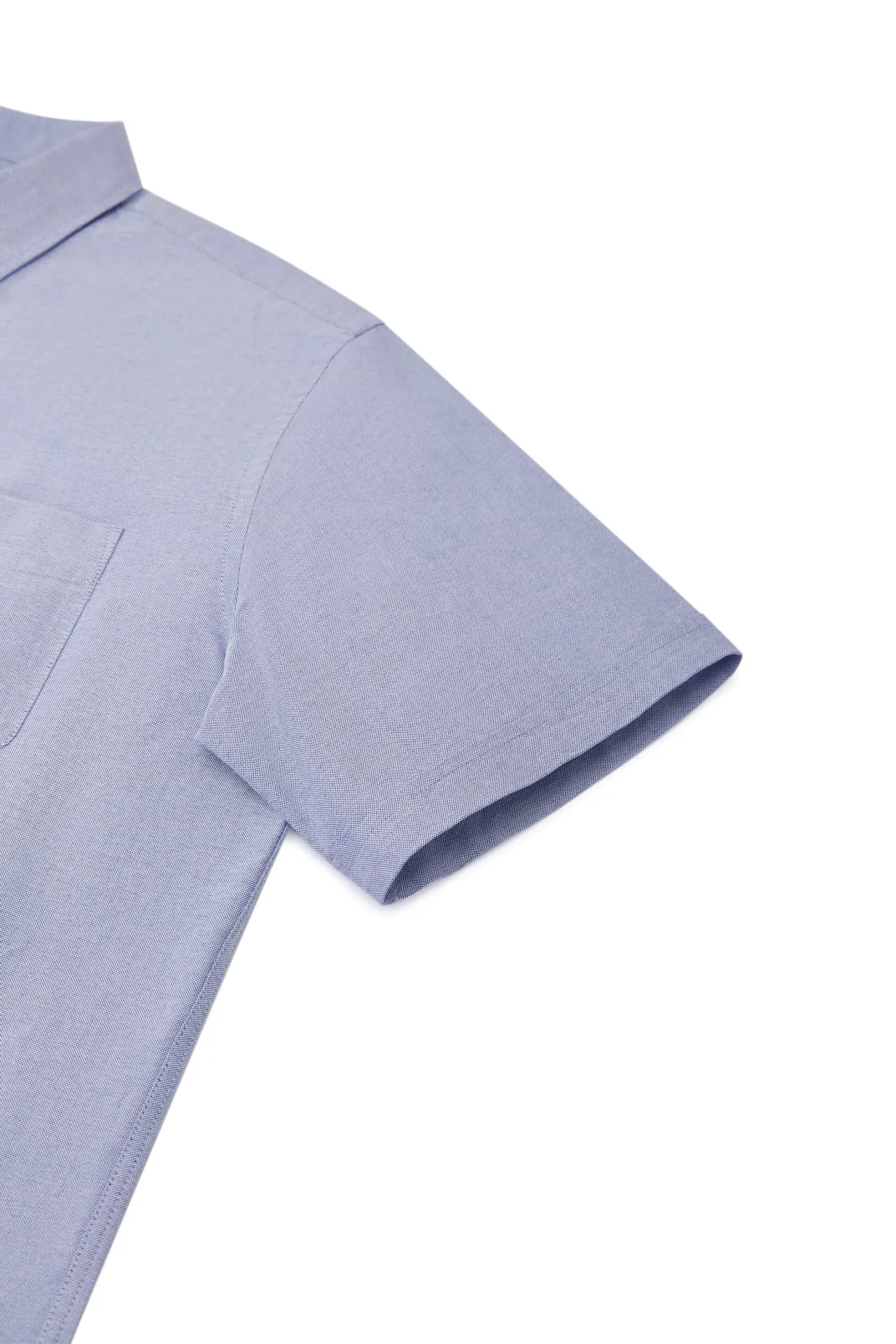 Cotton Oxford Comfort Fit Short Sleeve Casual Shirt