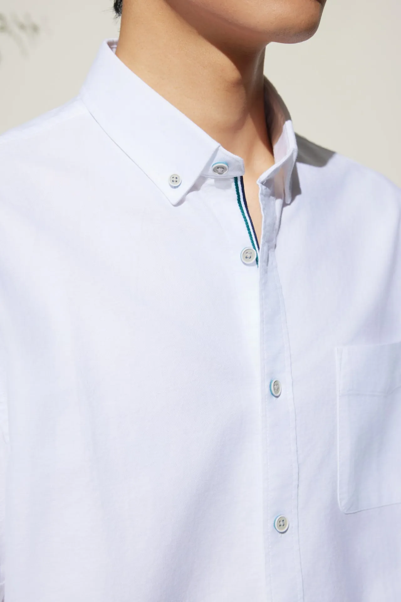 Cotton Oxford Comfort Fit Short Sleeve Casual Shirt