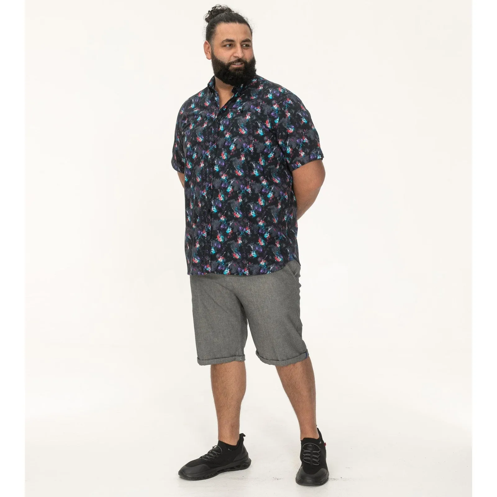 D555 Mens Farnborough Big & Tall Short Sleeve Shirt