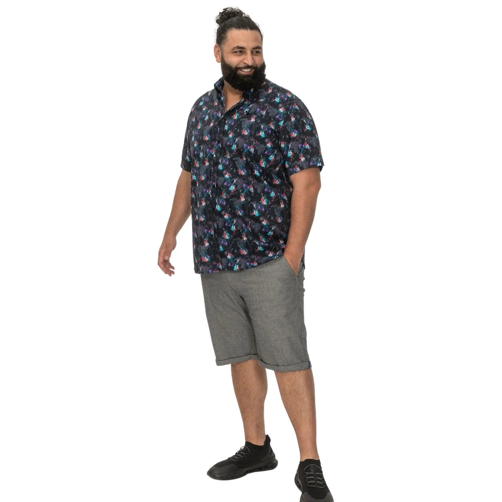 D555 Mens Farnborough Big & Tall Short Sleeve Shirt