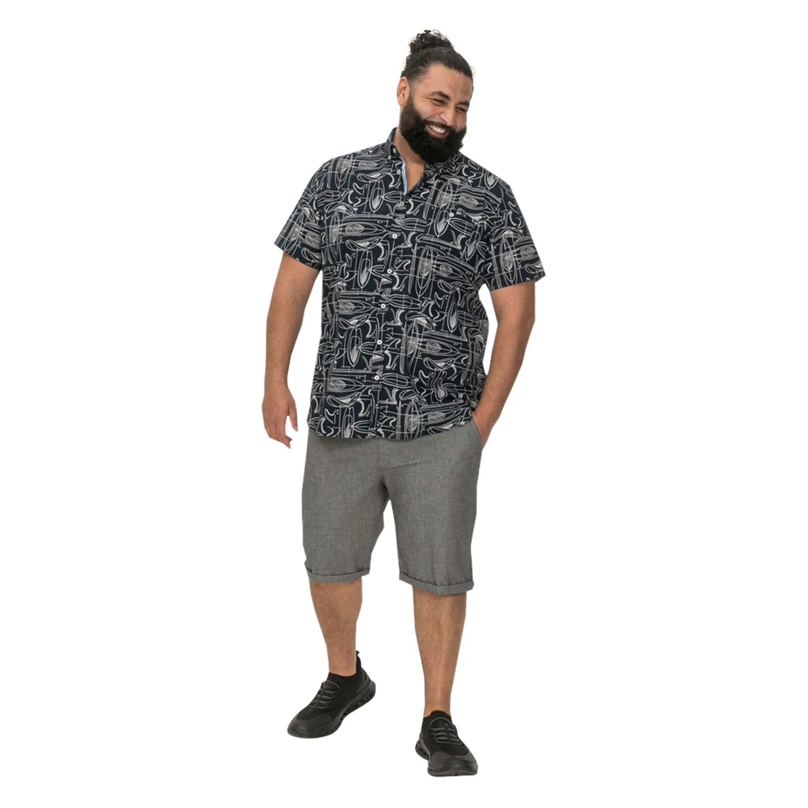 D555 Mens Worthing Big & Tall Short Sleeve Shirt