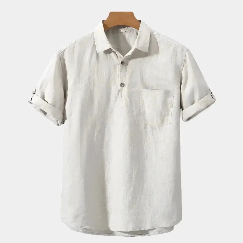 Essential Linen Shirt - Cross & Crown