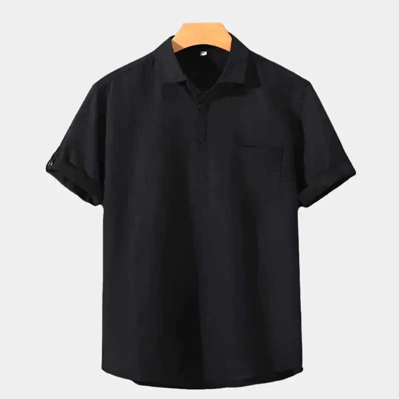 Essential Linen Shirt - Cross & Crown