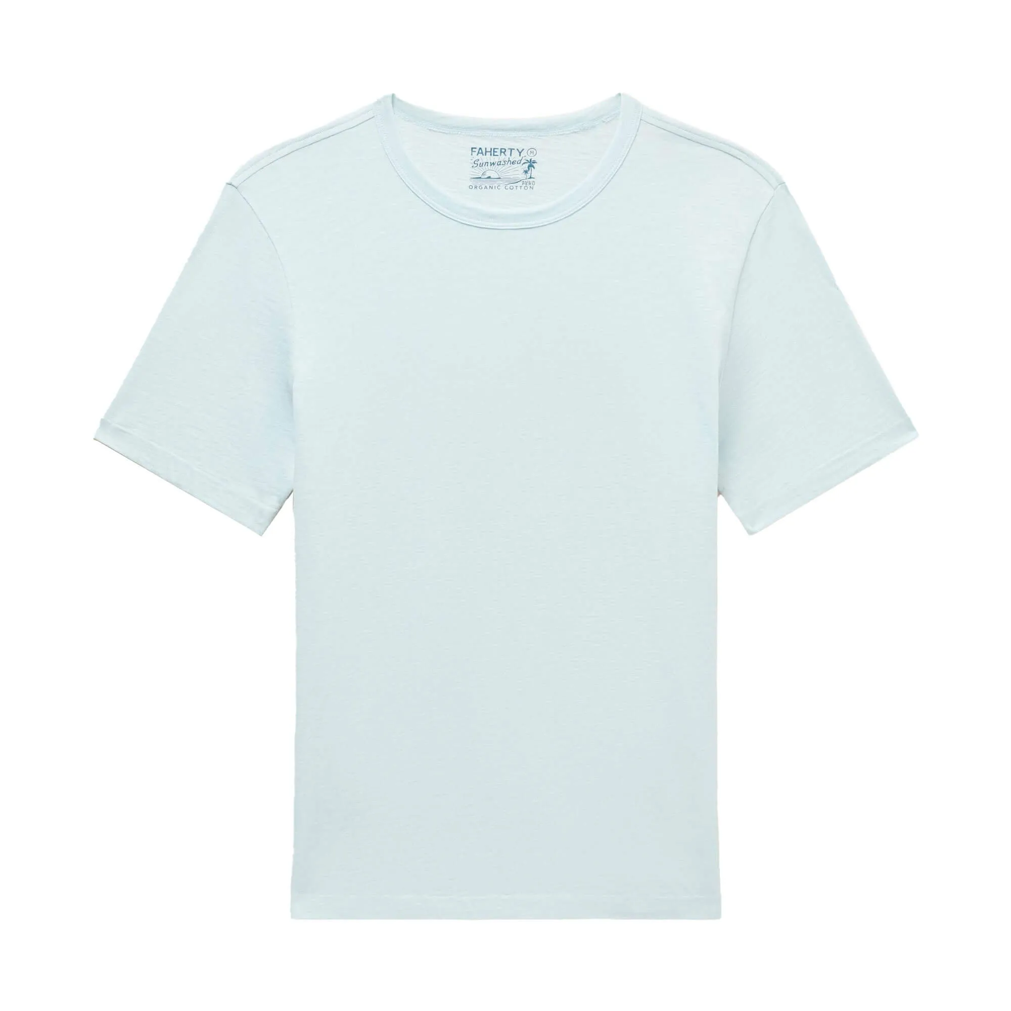 Faherty Sunwashed Pocket T-Shirt - Sky